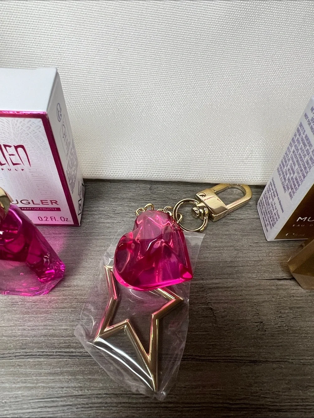 Mugler Alien Goddess & Pulp Minis, Starlicious Samples, Keychain & Bag Bundle